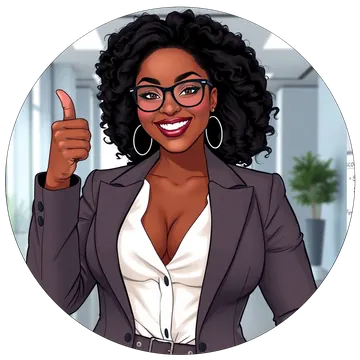 Illustrated founder in glasses giving a thumbs up